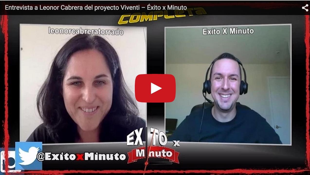 Entrevista a Leonor Cabrera hecha por Éxitoxminuto